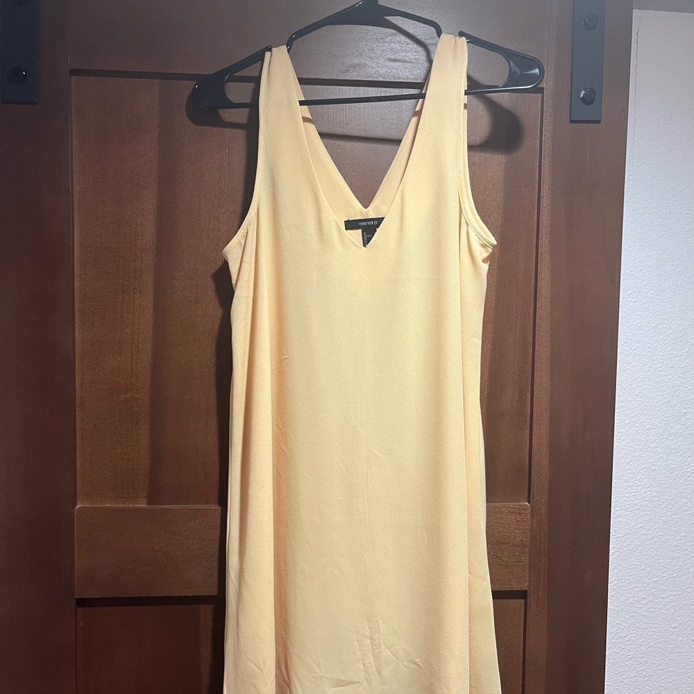 Forever 21 Butter Yellow Dress